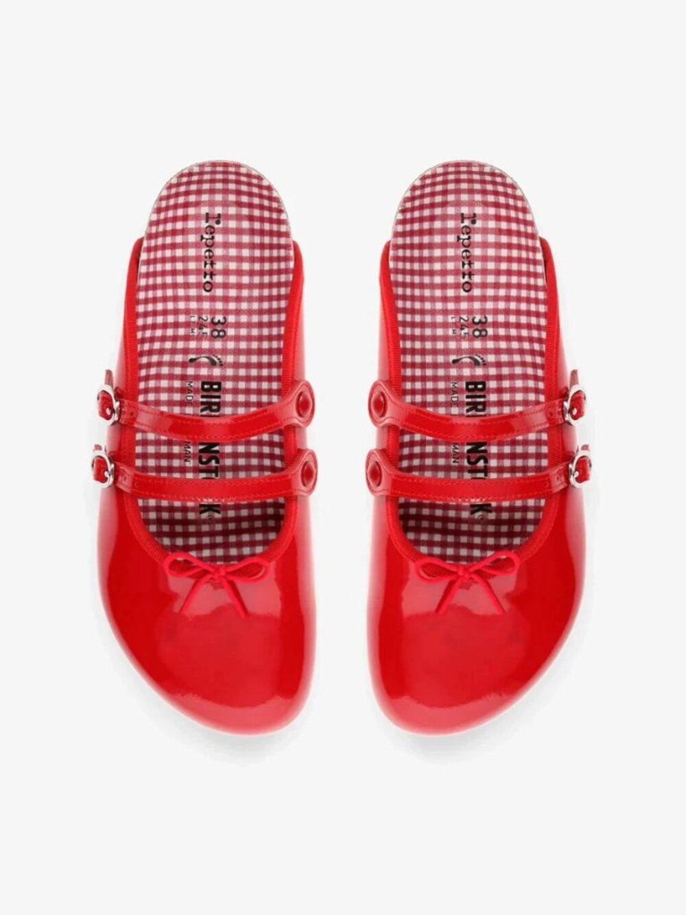Scala Mules - Repetto x Birkenstock Flame Red